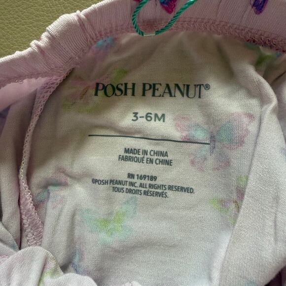 NWT - Posh Peanut - Flutterby Bike Shorts - Baby Girls - 3-6 Months - Picture 3 of 6